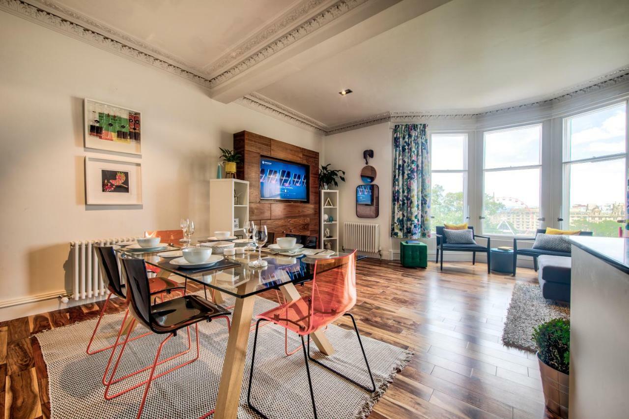 Modern Flat With Fantastic Views Edimburgo Exterior foto
